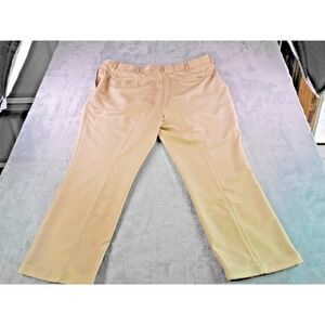 Roundtree & Yorke travelSMART Khaki Dress Pants Mens 46x29 Cuffed